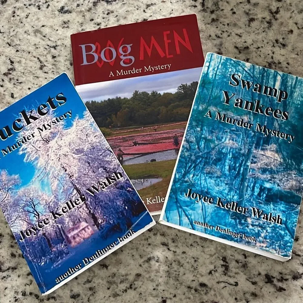 Lot‎ of 3 Joyce Keller Walsh Juckets Swamp Yankees and Bog Men A Murder Mystery